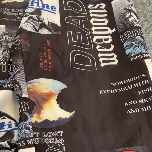 Ninja faith inspiring retro parachute pants size S - Picture 5 of 9